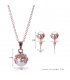 SET689 - Floral Pearl Fashion Necklace Set